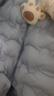 巴拉巴拉童装婴儿连体衣轻薄羽绒服宝宝衣服2025冬装抱衣爬服男童女童萌趣 蓝色小熊-白鸭绒 90 cm-充绒量47g 实拍图