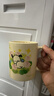 高颜值卡通陶瓷杯套装耐高温学生餐杯办公室家用情侣杯卡通水杯 郁金香翘屁股小狗【单杯无盖】 1个 350ml 实拍图