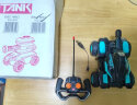 星珀（Symper）儿童玩具遥控汽车手控感应坦克遥控车越野2.4G特技车男孩生日礼物 蓝黑色【越野坦克】 一块充电电池 晒单实拍图