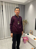 宝财羊爸爸冬装本命年红色毛衣男假两件加绒加厚打底针织衫中老年人男装 实拍图