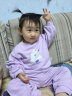 童泰女宝宝套装春秋儿童衣服外出上衣裤子TS33Q367-DS 紫色 90cm  晒单实拍图