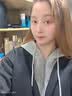 梓洛兰ZiLuolan秋季穿搭女套装2026新款时尚假两件连帽卫衣显瘦工装全套 白色卫衣+灰色工装裤 【两件套】 L 【建议100-120斤】 实拍图