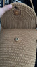 美杜草编包包女休闲包复古藤编水桶包斜挎包海边度假沙滩包编织单肩包 草编包【大款卡其】 实拍图