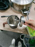 Hero 打奶器 特氟龙不锈钢双层手动打奶泡器 咖啡牛奶打泡机奶泡杯 实拍图