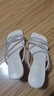 达芙妮高跟凉鞋女夏季外穿2026新款凉拖鞋细跟高跟鞋女仙女风水钻拖鞋女 白月光【7cm高跟/新品上市】 35 实拍图