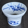 末都景德镇手绘青花陶瓷茶漏茶叶茶滤网釉下彩功夫茶具泡茶器茶道配件 王者之香款 实拍图