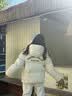 卡帕（Kappa）背靠背运动羽绒服男2026新款冬户外保暖上衣开衫外套女K0EZ2YY01D 黑色-990 L 实拍图