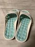 宝人（boree）拖鞋女外穿2025新款浴室洗澡居家室内女士四季防滑软底按摩凉拖鞋 浅兰  36 实拍图