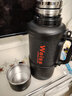唯水大保温杯1500-2000ml保温壶大容量户外水壶316不锈钢清水保温壶 黑2L【316不锈钢】4斤水 实拍图