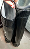 回力男士中高筒雨鞋雨靴胶鞋套鞋防水鞋HXL07-B 黑色高筒 41  实拍图