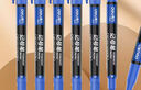 得力（deli）细杆双头0.5mm/1.2mm物流快递油性记号笔 勾线笔会议签字笔马克笔蓝色12支/盒 S831 实拍图