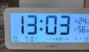 得力(deli)多功能电子闹钟 学生专用起床神器背光床头钟时钟 时间管理温湿度计 开学季礼物 白色8826 晒单实拍图