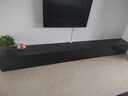 彼合轩实木电视柜茶几组合套装简约现代客厅家用小户型黑色落地电视机柜 暗夜黑-3.2米高款电视柜【实木】 实拍图