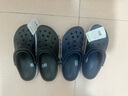 卡骆驰（CROCS）洞洞鞋贝雅卡骆班轻便耐磨一脚蹬休闲鞋|205089 黑色/白色-066 40 (250mm) 实拍图