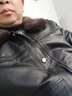 凯撒冬季真皮皮衣羽绒服男头层牛皮皮夹克水貂外套干部中年行政爸爸装 黑色 52/2XL 晒单实拍图