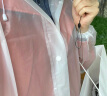 得力（deli） 雨衣成人 一次性雨衣骑行雨衣雨披带帽加厚白色 三件套DL553013 实拍图