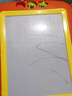 琪趣超大号磁性画板儿童写字板宝宝学习绘画涂鸦板婴幼儿玩具1一2-3岁 44X36CM加厚款橙色8888A 官方标配 实拍图