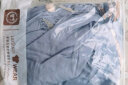 依曼安睡衣女夏季冰丝性感蕾丝五件套薄款吊带睡裙春秋带胸垫女士睡袍 银灰五件套 XXL（130-155）斤 晒单实拍图