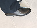 奥康官方男鞋 韩版英伦男士潮流新款牛皮商务正装皮鞋婚鞋 黑色 42 实拍图
