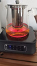 可仕迷你电陶炉煮茶炉煮茶器 围炉小型电磁炉黑茶花茶泡茶蒸茶器不挑器具 605黑色1500w单机 实拍图