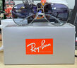 雷朋（RayBan）墨镜新款飞行员款太阳镜男女同款户外防晒眼镜0RB3712D礼物 003/4L银色镜框灰色渐变深蓝镜片 62 实拍图