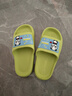 LA CHAPELLE HOMME男女儿童室内居家防滑洗澡软底可爱卡通凉拖鞋 绿色 34-35 实拍图
