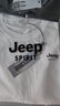 JEEP SPIRIT吉普纯棉3件装短袖T恤男夏季新款男士体恤衫半袖圆领宽松休闲上衣 白色+黑色+铁灰 2XL （建议130-145斤） 实拍图