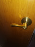 固安居 YASUI SOLID球型执手锁卧室内房门锁老式家用球形锁带把手金色球形门锁 金色.不带钥匙.左内 锁边距60/70配两个规格锁舌 实拍图