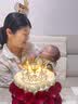 全棉时代孕妇月子服孕妇装哺乳喂奶风柔棉秋衣秋裤套装 白160 实拍图