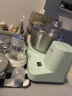 海氏（Hauswirt）HM510和面机小型家用揉面机多功能绞肉料理全自动厨师机 绿色 5L 实拍图