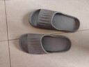 名创优品（MINISO）软云系列浴室拖鞋 灰色41-42码 实拍图