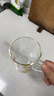 富光玻璃杯家用儿童牛奶杯子带刻度吸管水杯 宝宝冲泡奶粉杯带把手 实拍图