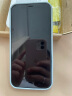 银悦（YINYUE） iphone12promax手机壳液态硅胶直边防摔内侧低绒苹果12镜头精孔保护 苹果12-【蓝灰色】 实拍图