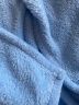 洁丽雅儿童浴巾带帽斗篷新生婴儿洗澡比棉纱布柔软吸水宝宝浴袍 (80*150cm)蓝色考拉 实拍图