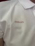 骆驼（CAMEL）速干透气运动短袖T恤女简约POLO衫 C23BA9L6014A 无际白 M 实拍图