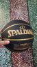 斯伯丁（SPALDING）篮球7号室内外比赛特别定制黑金七号防滑耐磨PU材质篮球 实拍图
