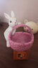佳礼有宝 放钥匙鞋柜上的小摆件创意客厅钥匙收纳摆件烟灰缸入户玄关摆件 小兔子(粉色篮子) 实拍图