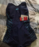 速比涛（Speedo）专业训练连体小平角泳衣女士健身修身遮肚显瘦聚拢抗氯度假游泳衣 蓝色【紧束核心机泳姿更进一步】 L (36) 身高170/体重58-64kg 实拍图