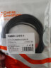 CABLE CREATION CL0392-G 旋转弯头超6类网线CAT6A细线款10G万兆成品跳线360度直角电脑宽带网络连接线5m 实拍图