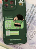 XP适用苹果14promax手机壳镜头全包iphone14promax软散热硅胶男防摔高级感蜡笔小新-古董白吃口西瓜 实拍图