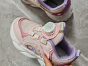 巴布豆（BOBDOG）女童鞋软底儿童运动鞋春秋款老爹鞋 102533148 樱花粉/丁香紫31 实拍图