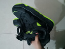 佐馆国潮黑武士面包鞋男秋冬季新款板鞋复古德训鞋百搭运动情侣休闲鞋 346黑绿 42 实拍图