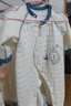 棉芹婴儿连体衣服纯棉秋冬季棉服加厚长袖保暖宝宝三层夹棉新生儿冬装 蓝色小狮子【2件装】（保暖款） 73码(建议7-9个月15-18斤) 实拍图