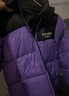 雪中飞童装儿童羽绒服2025新款男童女童中大童拼接面包羽绒服冬季外套 青莲紫 120 实拍图