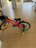 凤凰（Phoenix）自行车儿童男女孩3-6-10-13岁带辅助轮小恐龙红18寸生日新年礼物 实拍图