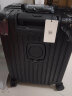 海澜之家（HLA）行李箱男女学生铝框拉杆箱旅行箱登机箱密码箱托运大容量结婚皮箱 曜石黑-铝框 20英寸-10%顾客选择短途出行 实拍图