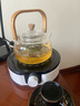 WINTERPALACE电陶炉围炉煮茶器玻璃家用泡茶壶加热烧水壶耐热功夫茶具套装茶炉 电陶炉+赠茶壶 1000ml 实拍图