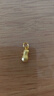 六福珠宝足金好事花生黄金吊坠女款挂坠不含项链送礼 计价 L01GTBP0007 0.90克(含工费90元) 实拍图