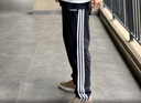adidas休闲舒适锥形运动裤男装阿迪达斯官方轻运动   黑色/白   XS 实拍图