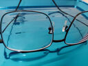 依视路（ESSILOR） 新款商务男镜架时尚镜框女配依视路镜片近视定制眼镜网上配镜 金属-全框-2129GD-金色 镜框+依视路A4防蓝光1.60现片 实拍图